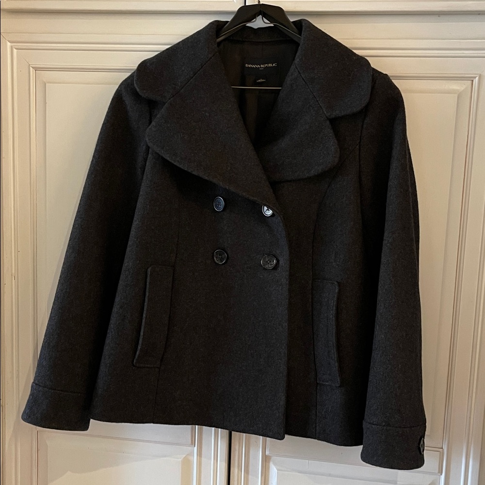 Banana Republic Dark Gray Outerwear